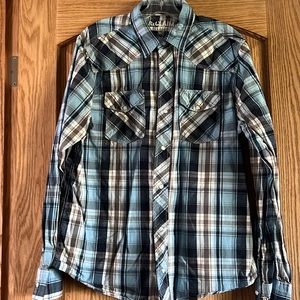 Size medium button down top